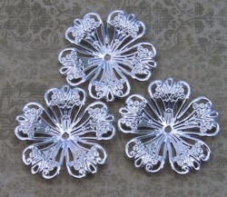 Vintage Floral  Filigree Silver (3)